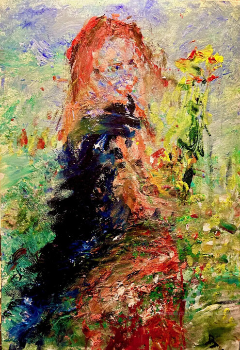 Femme au bouquet 